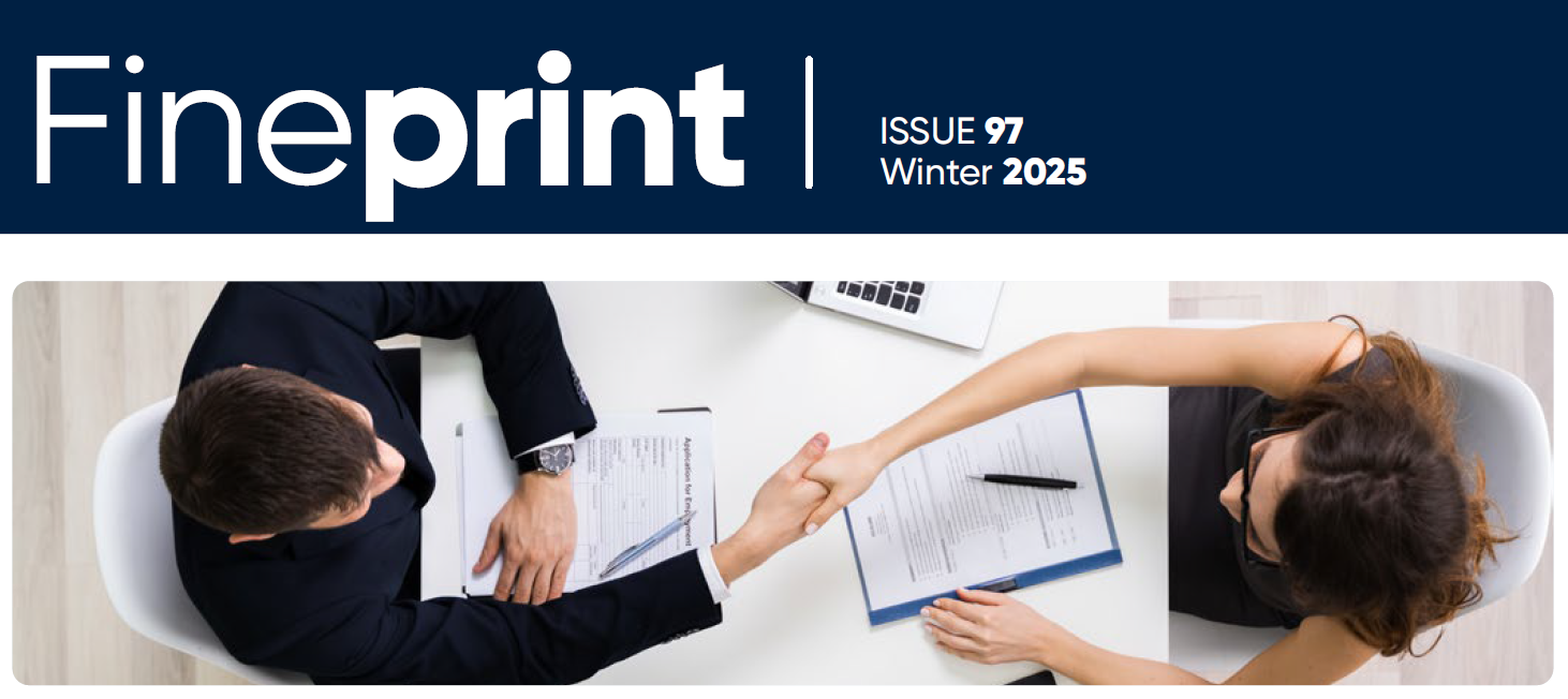 Fineprint, Winter 2025